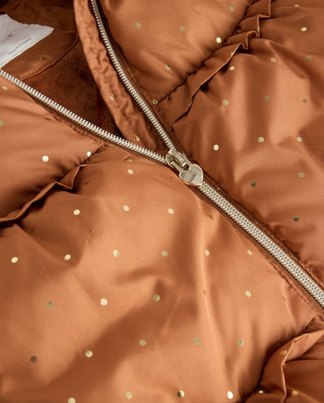 Toffee Gold Shower Resistant Padded Coat
