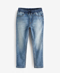 Light Blue Skinny Fit Stretch Elasticated Waist Jeans