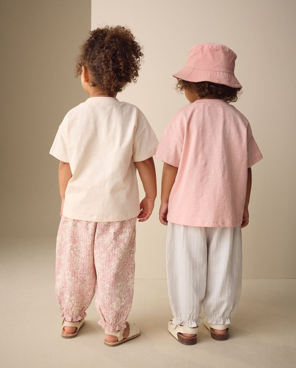 Pink/Blue Top & Trousers Set 
2Pack