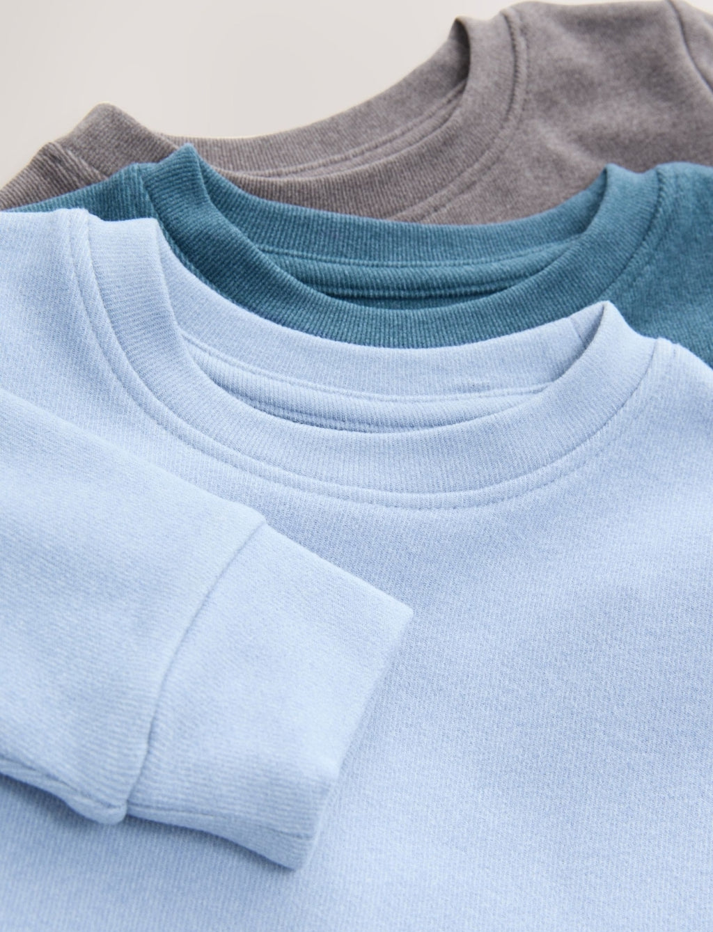 Blue/Navy/GreyCosy Pyjamas 3Pack
