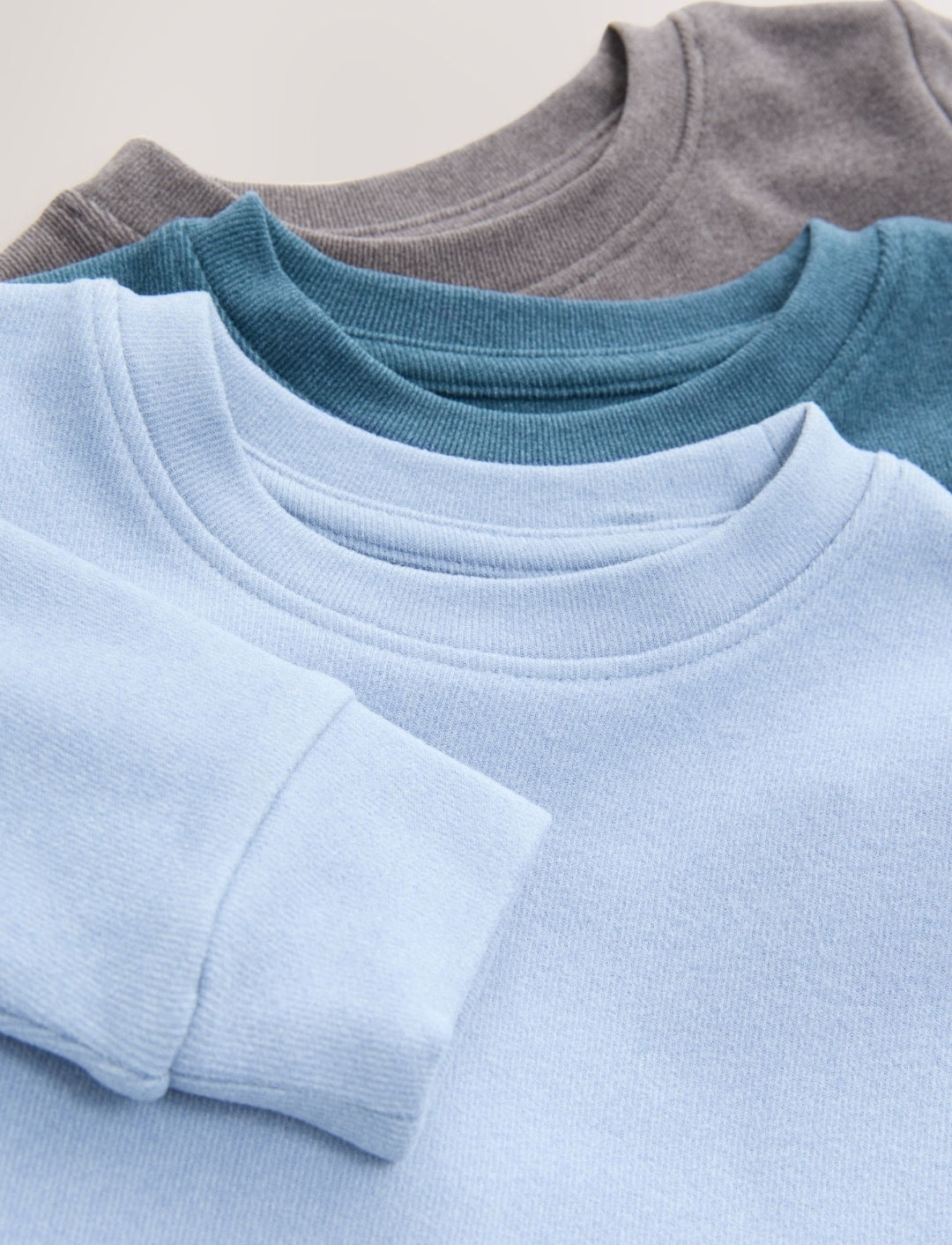 Blue/Navy/GreyCosy Pyjamas 3Pack