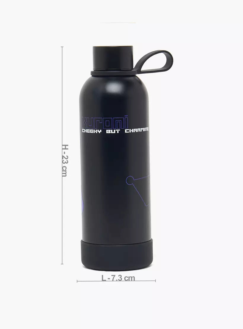 Sanrio Kuromi Stainless Steel Water Bottle with Carry Loop