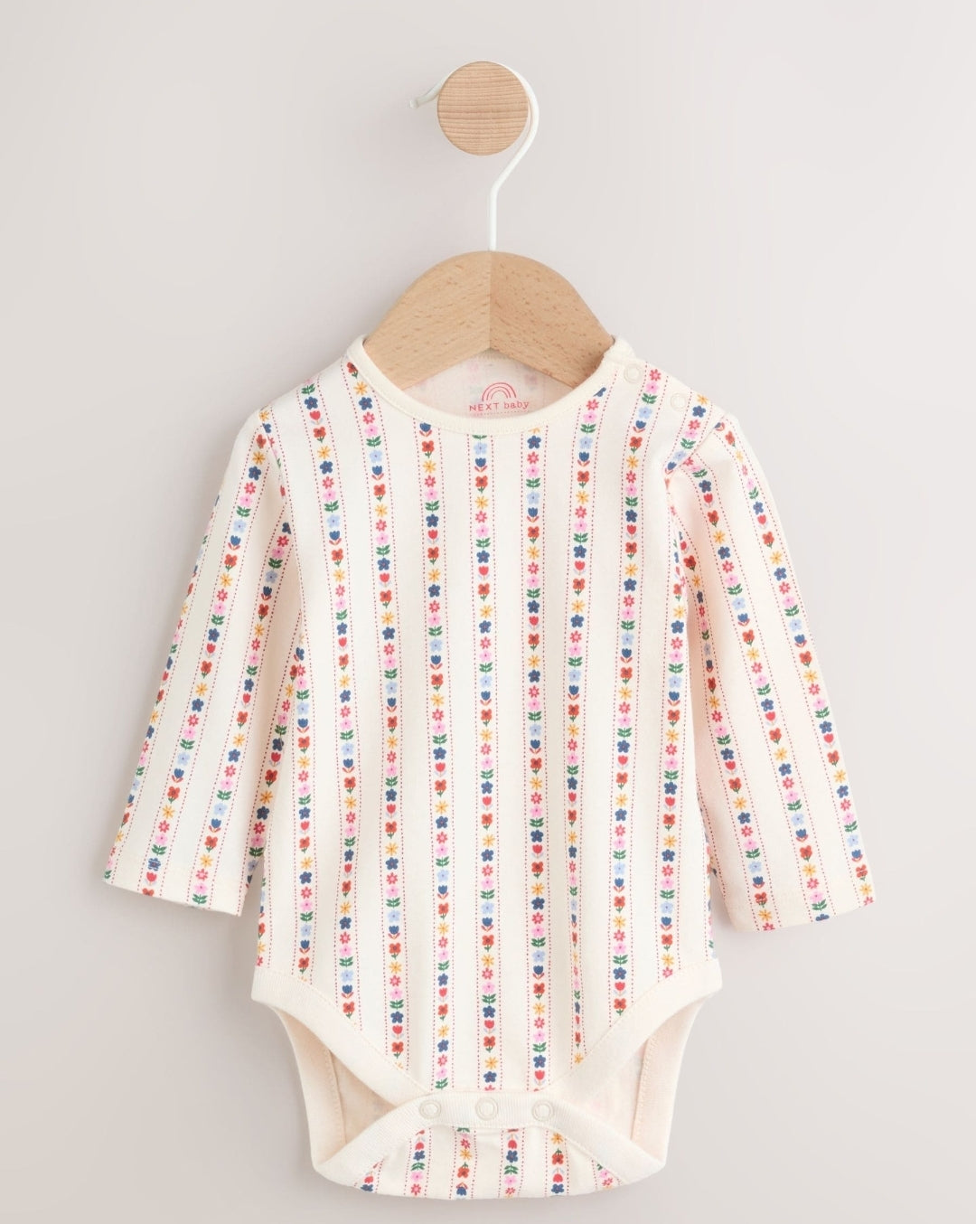 Embroidered Denim Dungarees and Long Sleeve Bodysuit Set