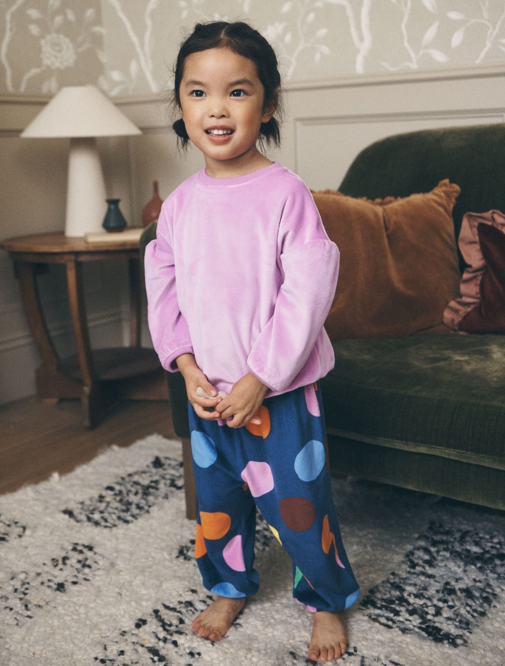 Navy Fleece Cosy Pyjamas