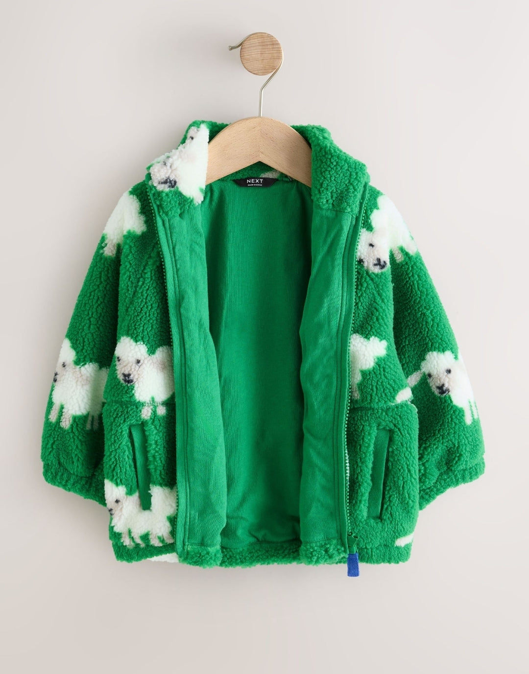 Green Sheep All Over Print Fleece