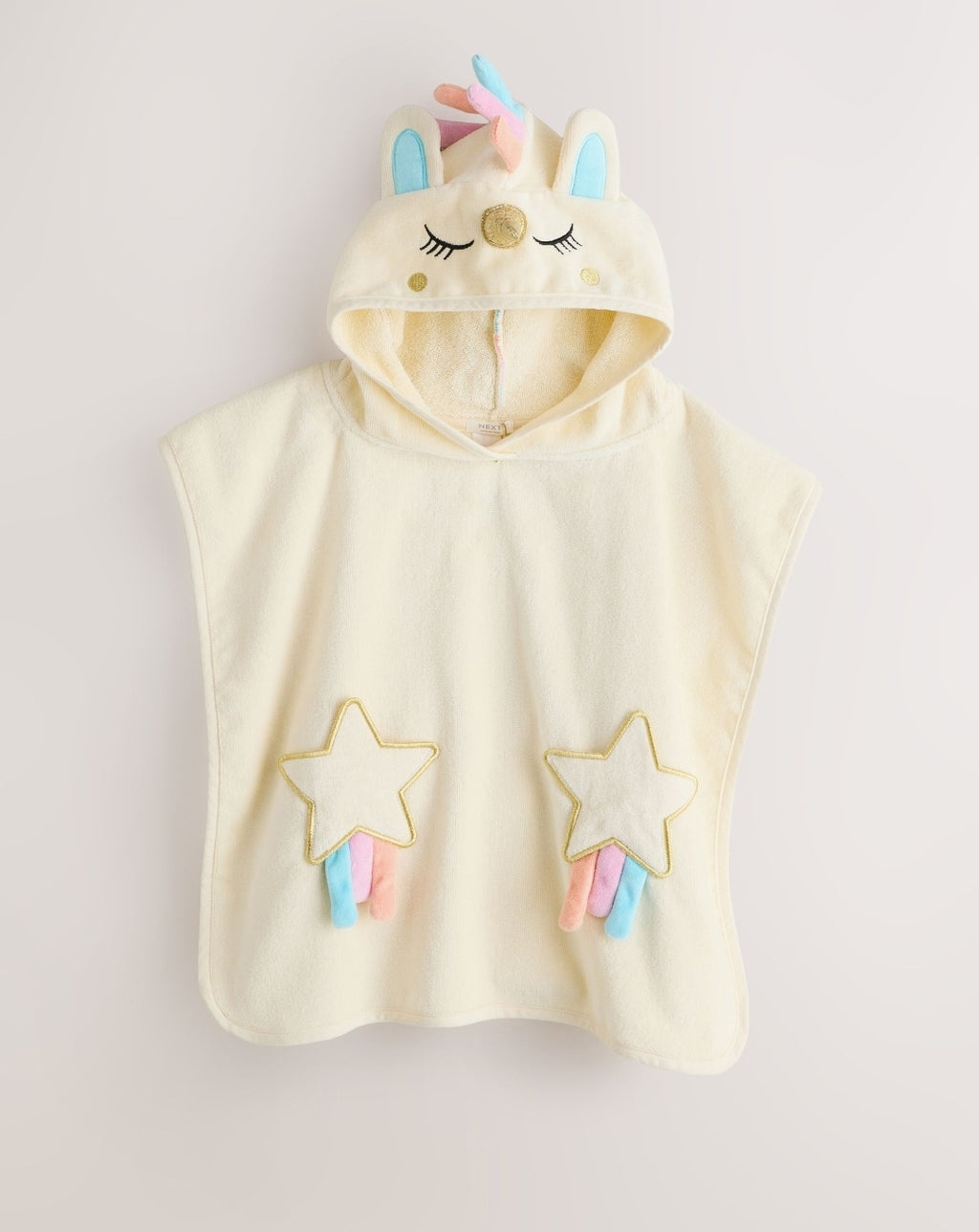 Ecru White Unicorn Towelling
Poncho