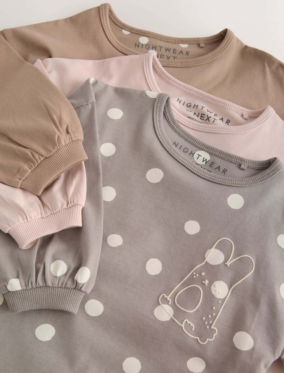 Pink/GreyJogger Pyjamas 3Pack