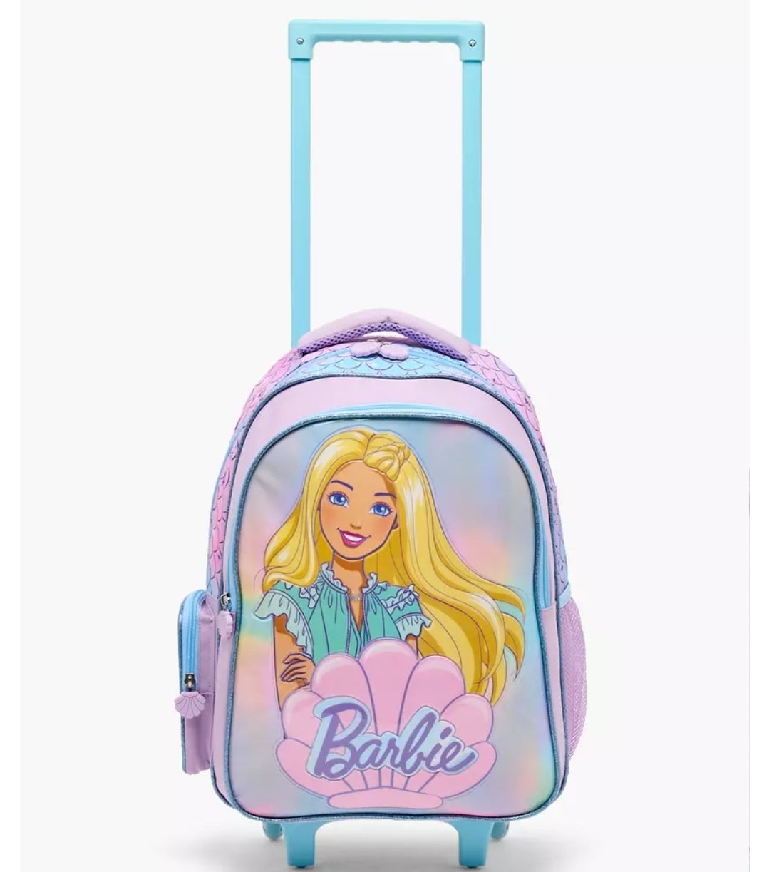 Barbie Print 5-Piece School Trolley Bag Set 16 inch