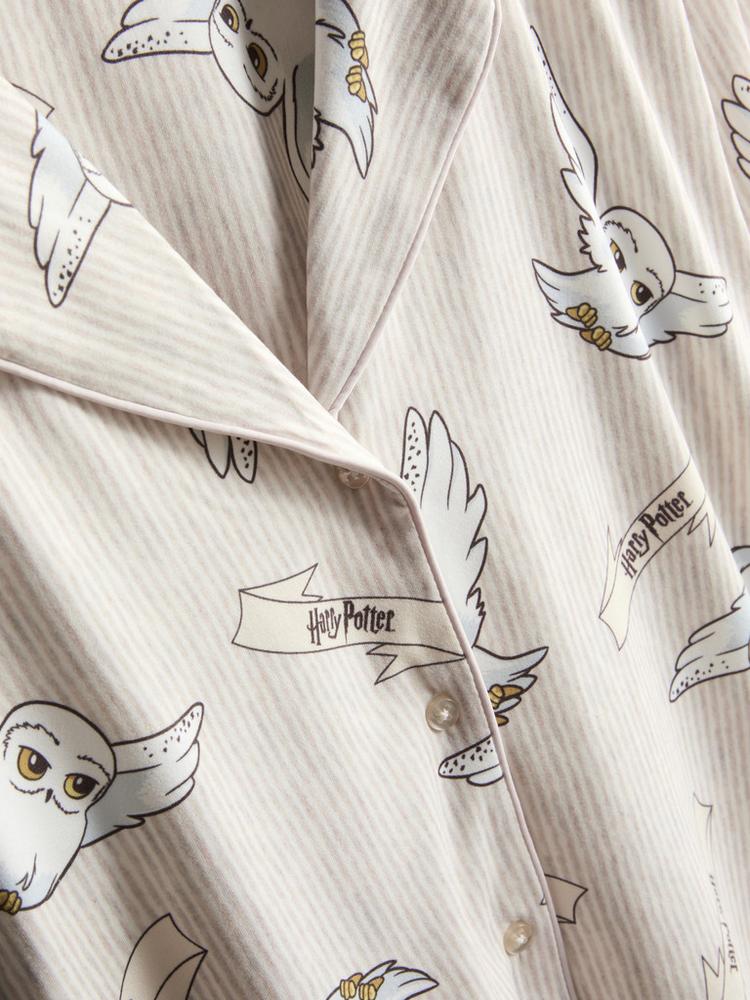 Primark Potter Hedwig Graphic Boyfriend Pyjamas