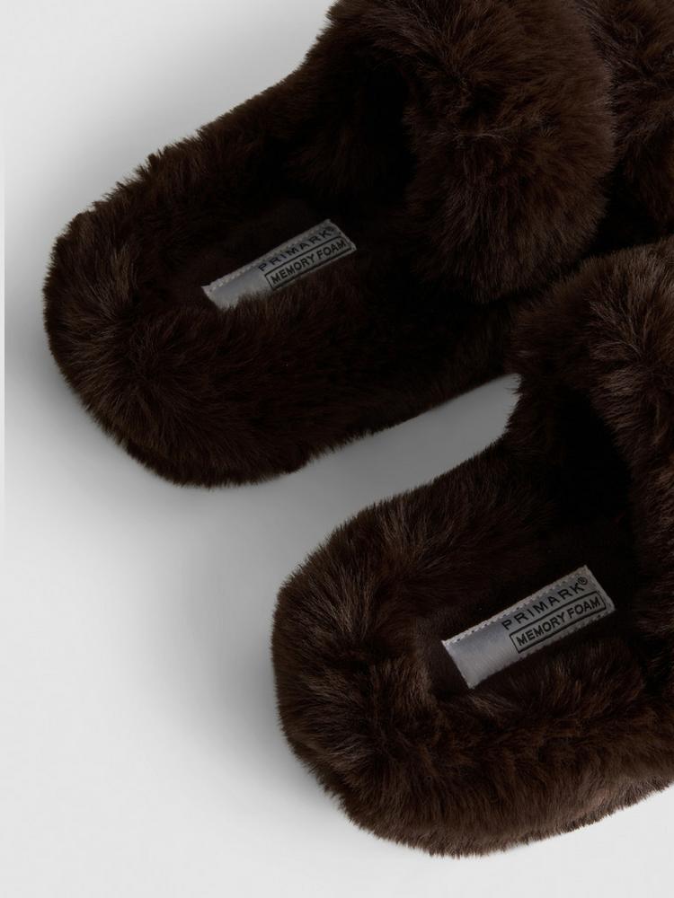 Primark Double Strap Fluffy Slippers
