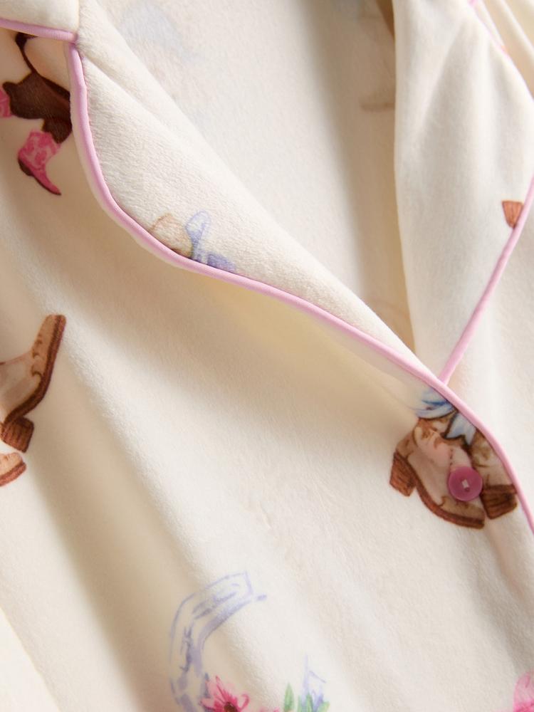 Primark Printed Minky Boyfriend Pyjamas
