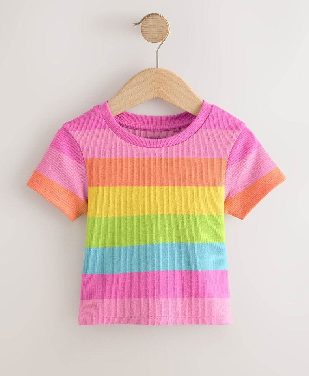 Multi Bright Short Sleeve Ribbed
T-Shirts 4 Pack