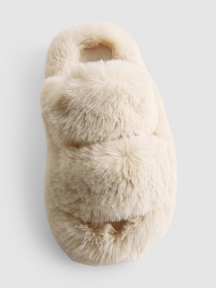 Primark Double Strap Fluffy Slippers