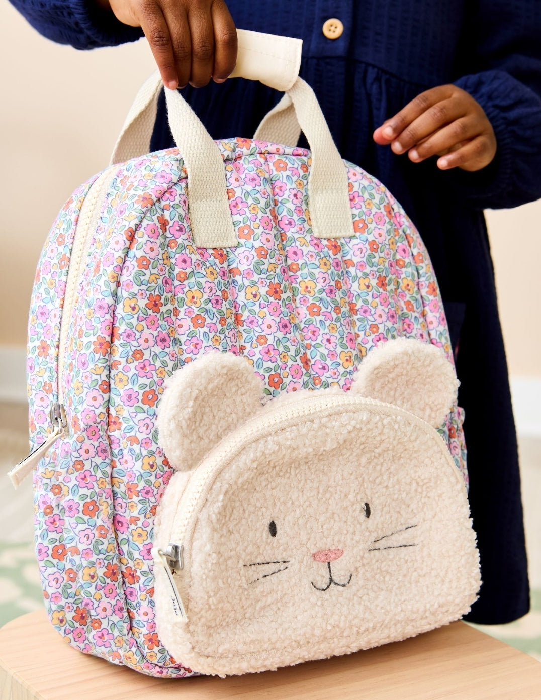 JoJo Maman Bébé Floral Mouse
Character Backpack 12 inches