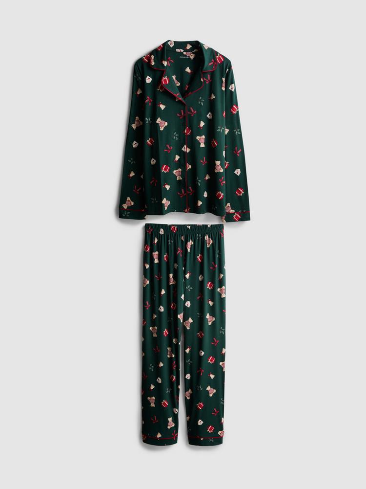 Primark Christmas Teddy Bear Boyfriend Pyjamas