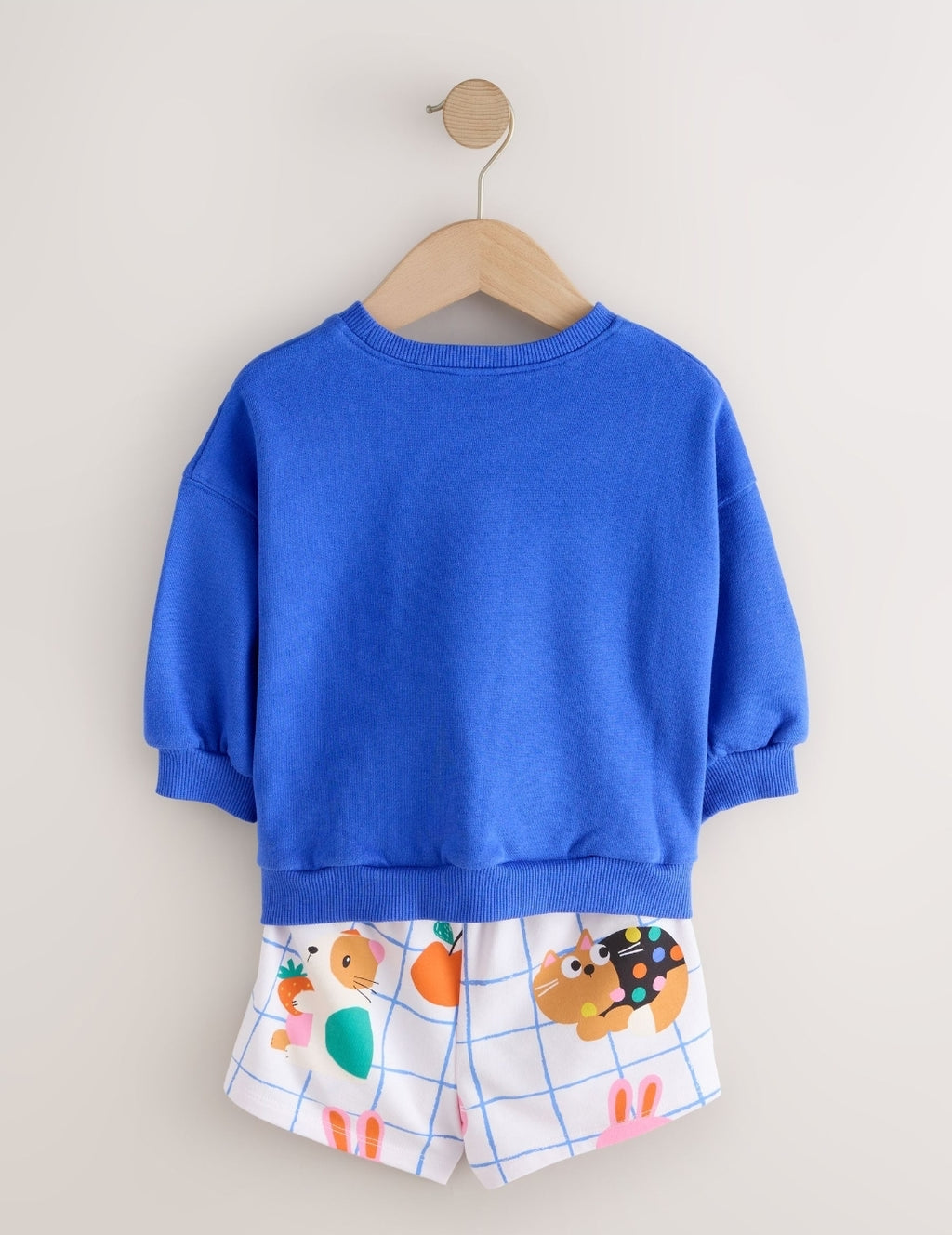 Cobalt Blue Guinea Pig Crew Neck
Sweatshirt & Shorts Set