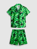 Minecraft Short Shirt Pyjamas