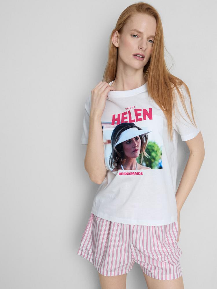 Bridesmaids Cotton Graphic Shorty Pyjamas