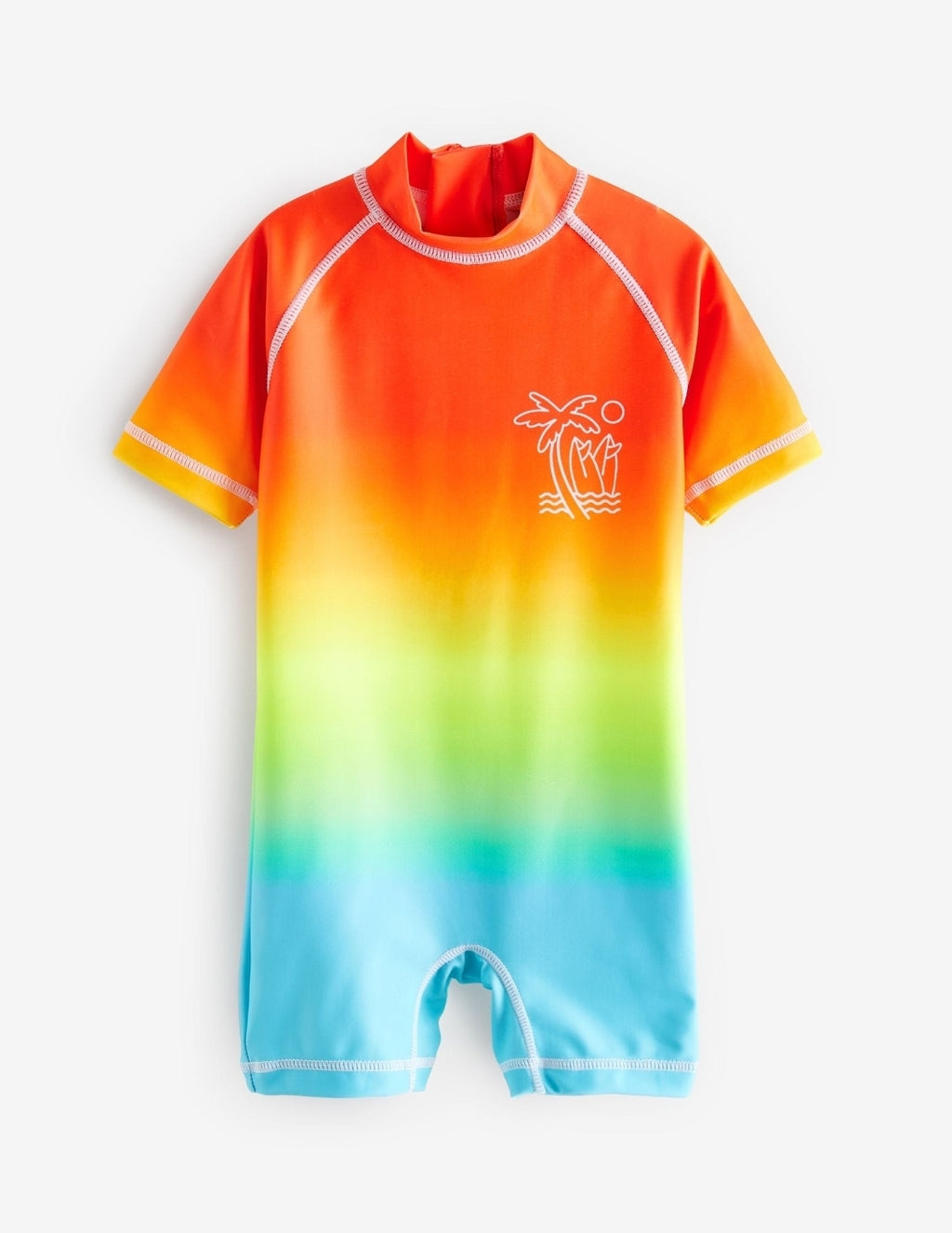 Rainbow Dip Dye Sunsafe
All-In-One Swimsuit