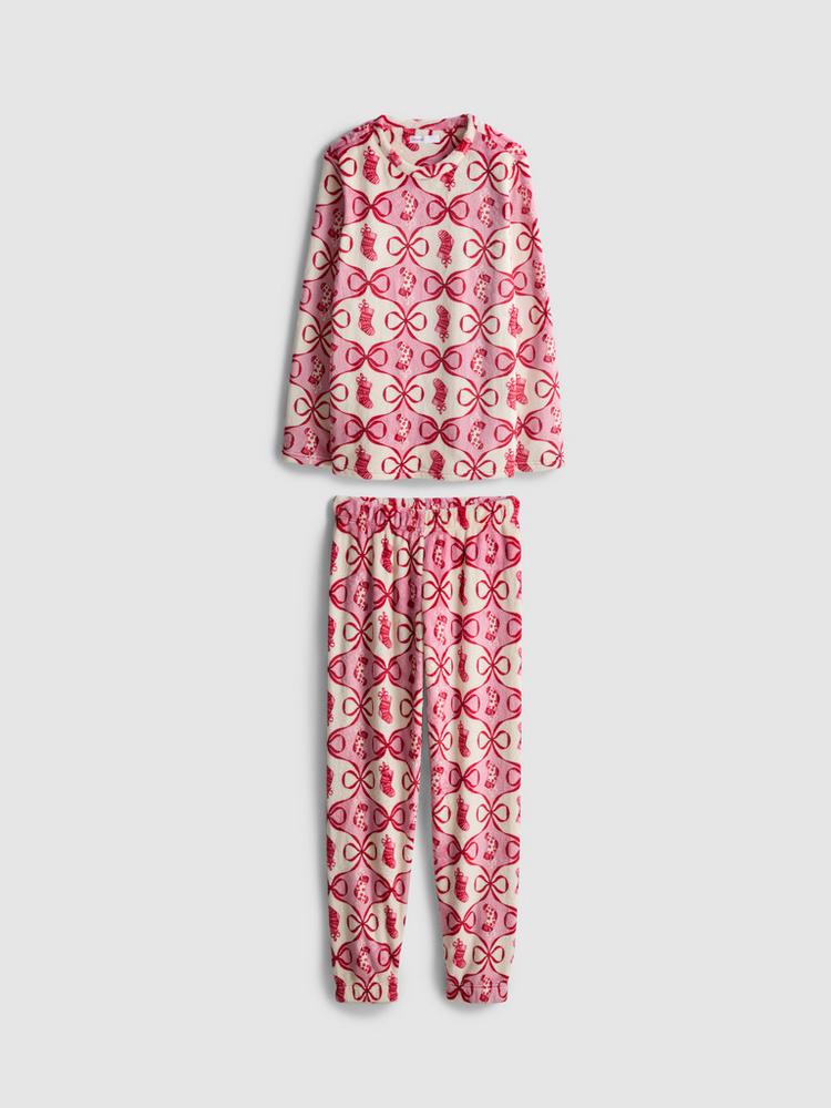 Primark Christmas Plush Long Sleeve Pyjamas
