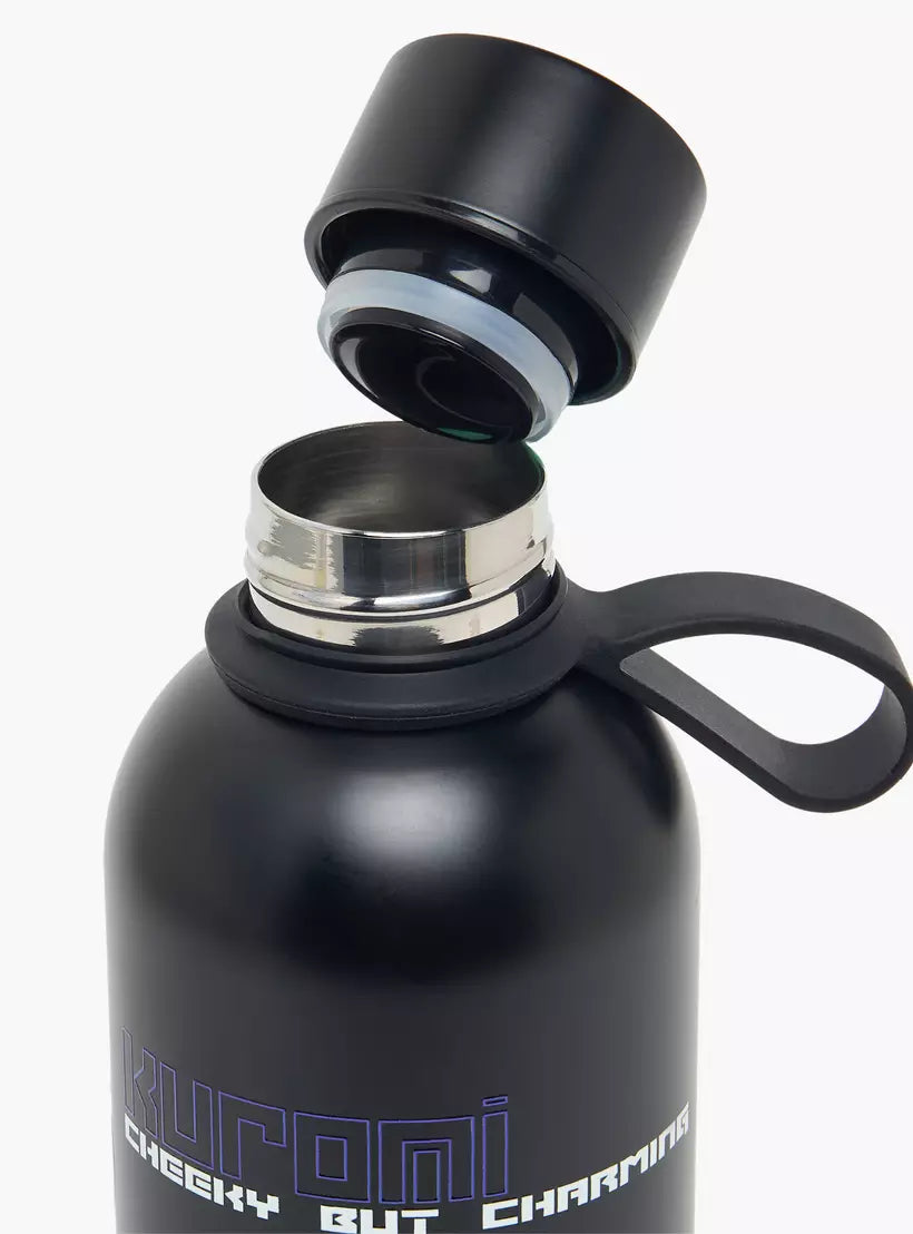 Sanrio Kuromi Stainless Steel Water Bottle with Carry Loop