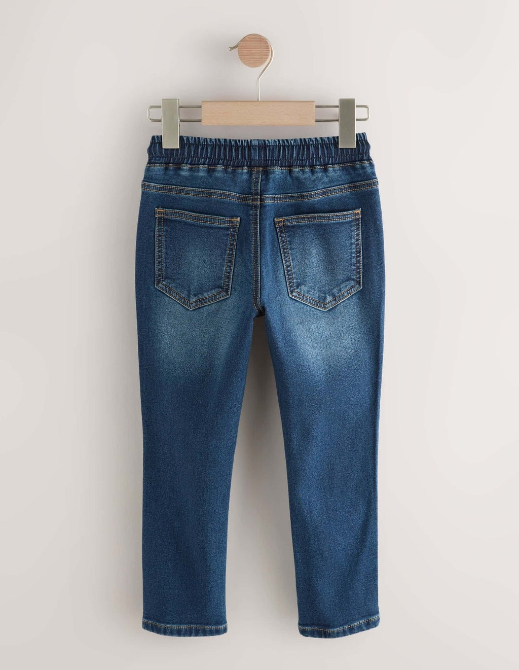 Black/Navy Regular Fit Loose Fit
Stretch Elasticated Waist Jeans 2 Pac...