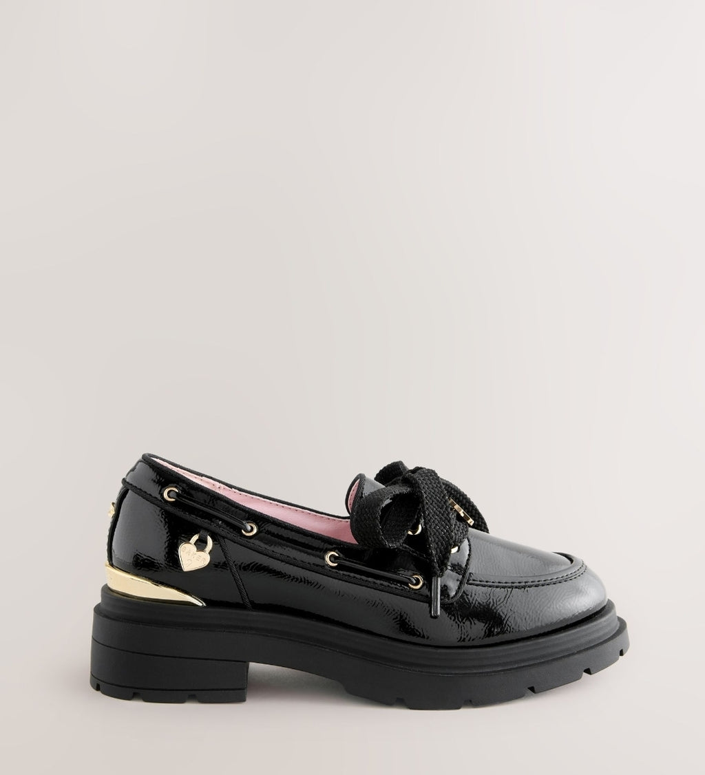 Baker by Ted Baker Back to School
Patent Chunky Boat Shoe Black L