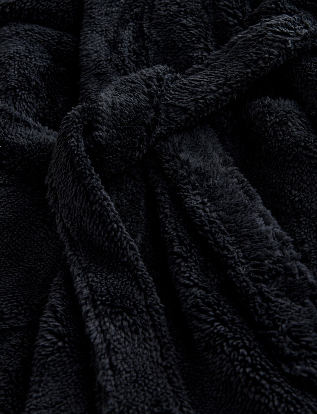 Black Fleece Robe