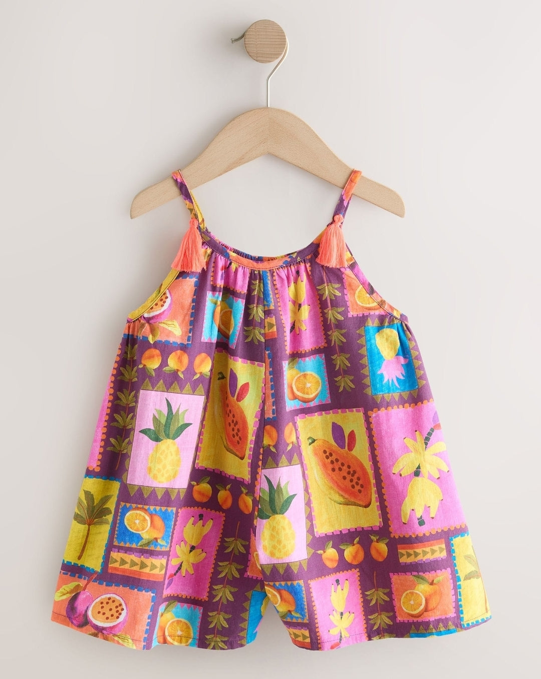 Multi Print Strappy Playsuit