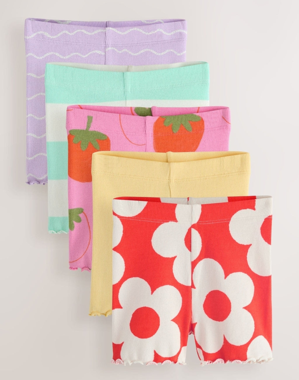 Bright Fruit Cycle Shorts 5 Pack