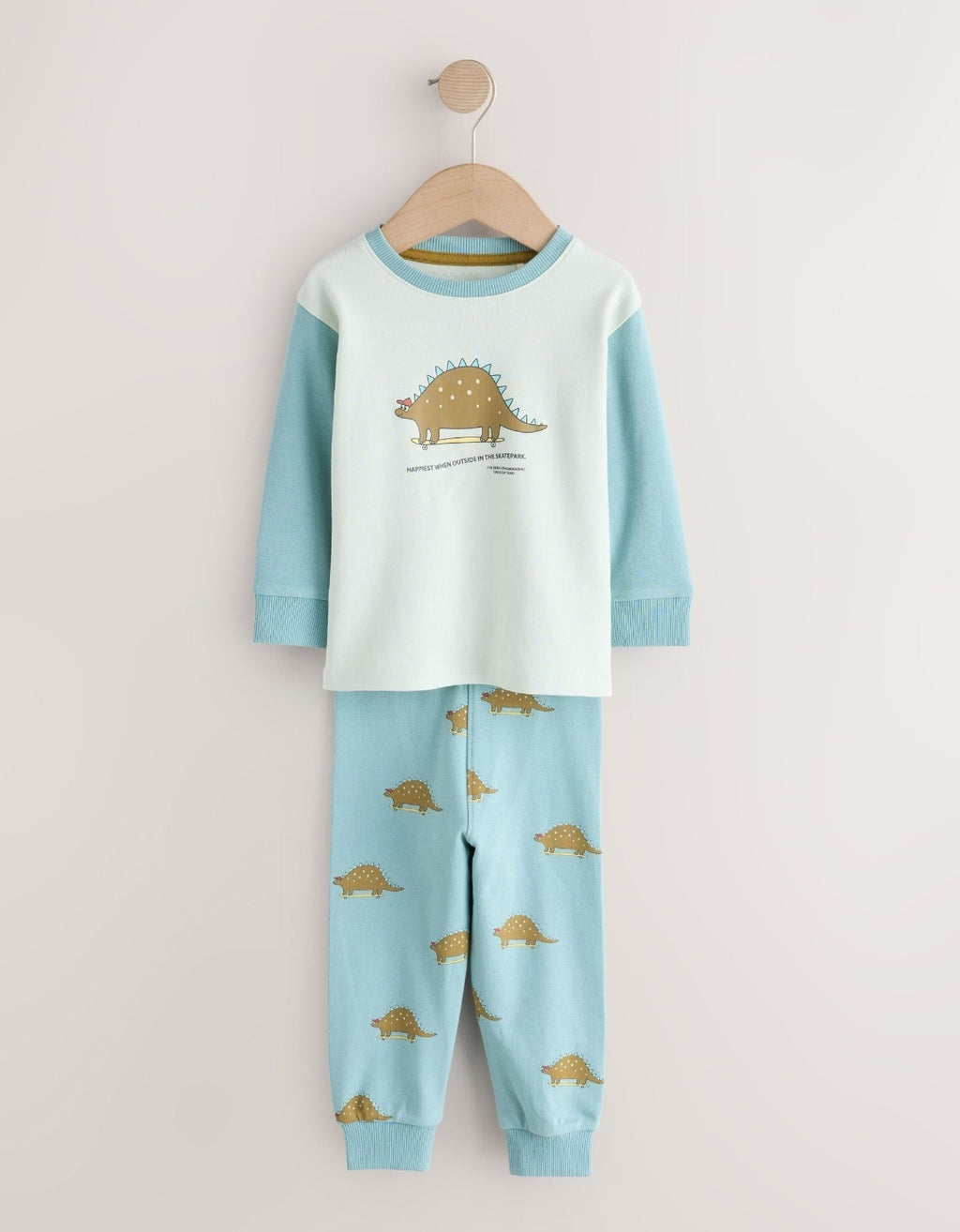 Blue/Green Animal Characters Relaxed Snuggle Pyjamas 3 Pack
