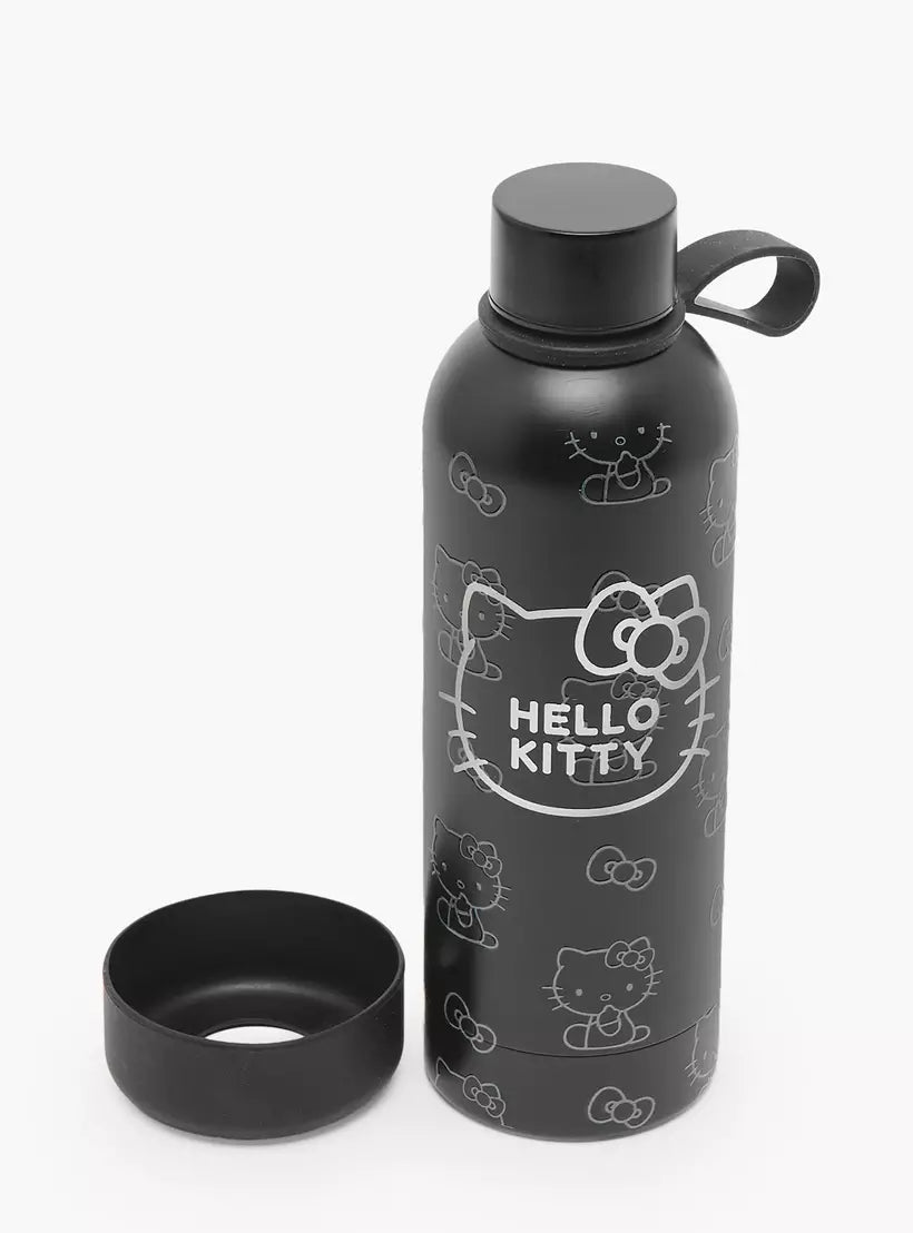 Sanrio Hello Kitty Print Stainless Steel Water Bottle with Loop Handle