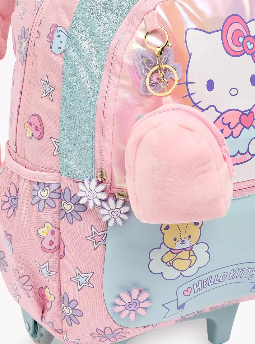 Sanrio Hello Kitty Print Trolley Bag  16 inches