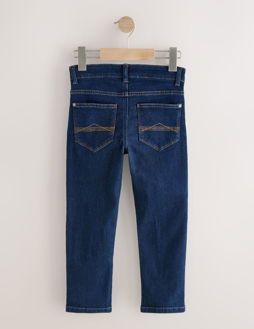 Dark Blue/ Black Denim Regular Fit
Regular Length Stretch Jeans 2 Pack