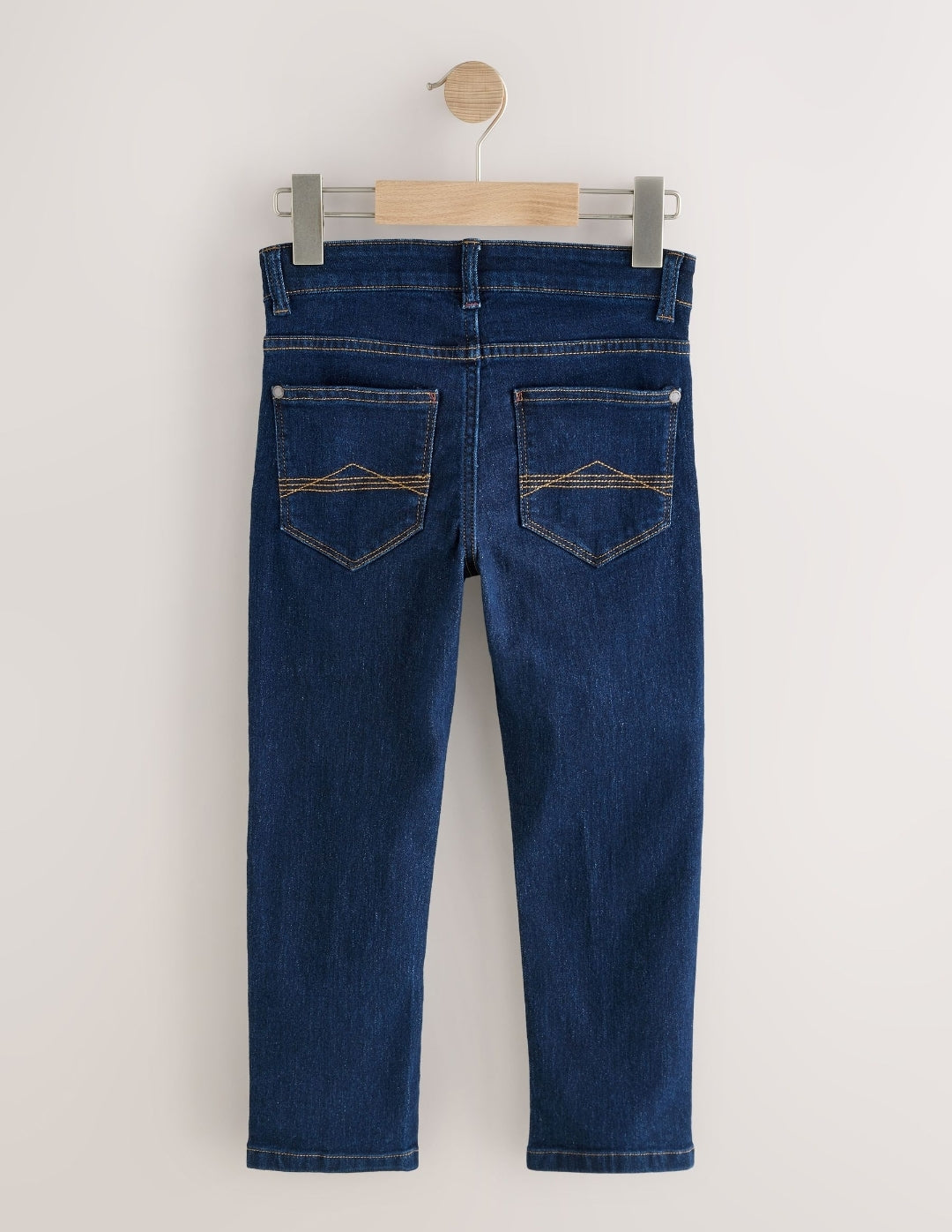Dark Blue/ Black Denim Regular Fit
Regular Length Stretch Jeans 2 Pack