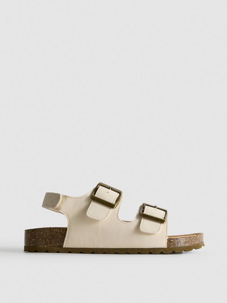 Double Buckle Strap Sandals