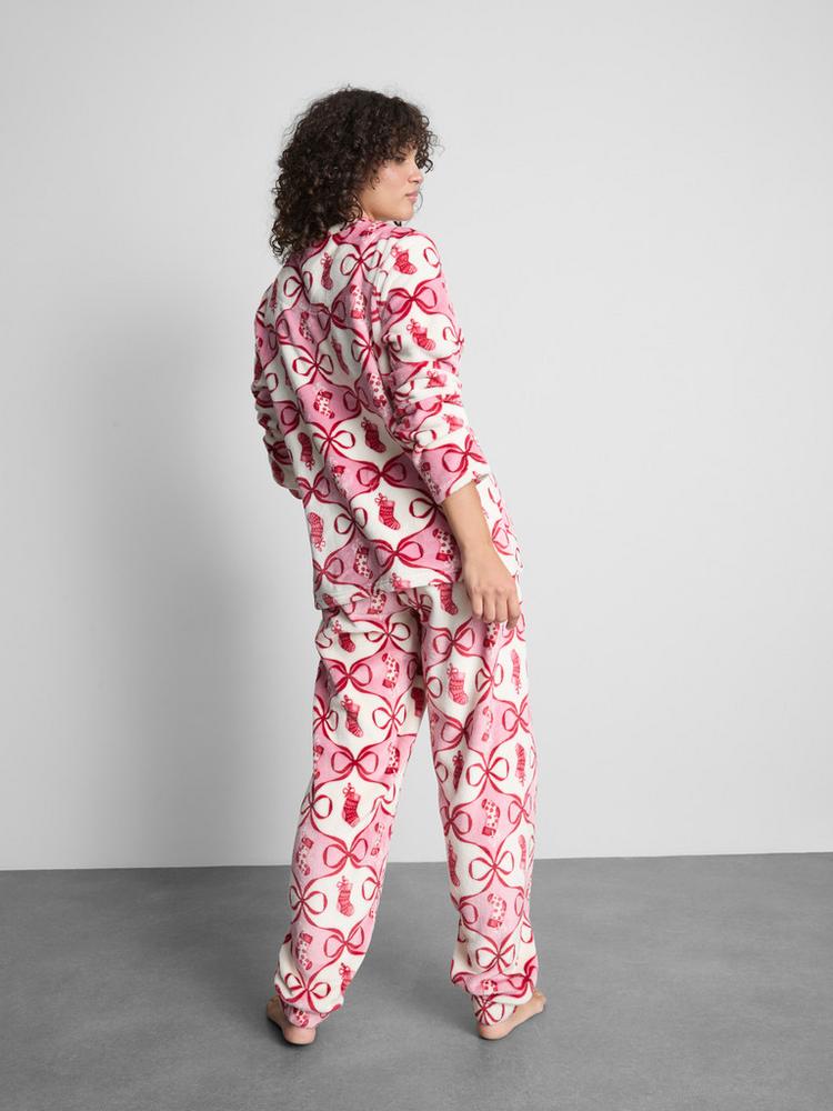 Primark Christmas Plush Long Sleeve Pyjamas
