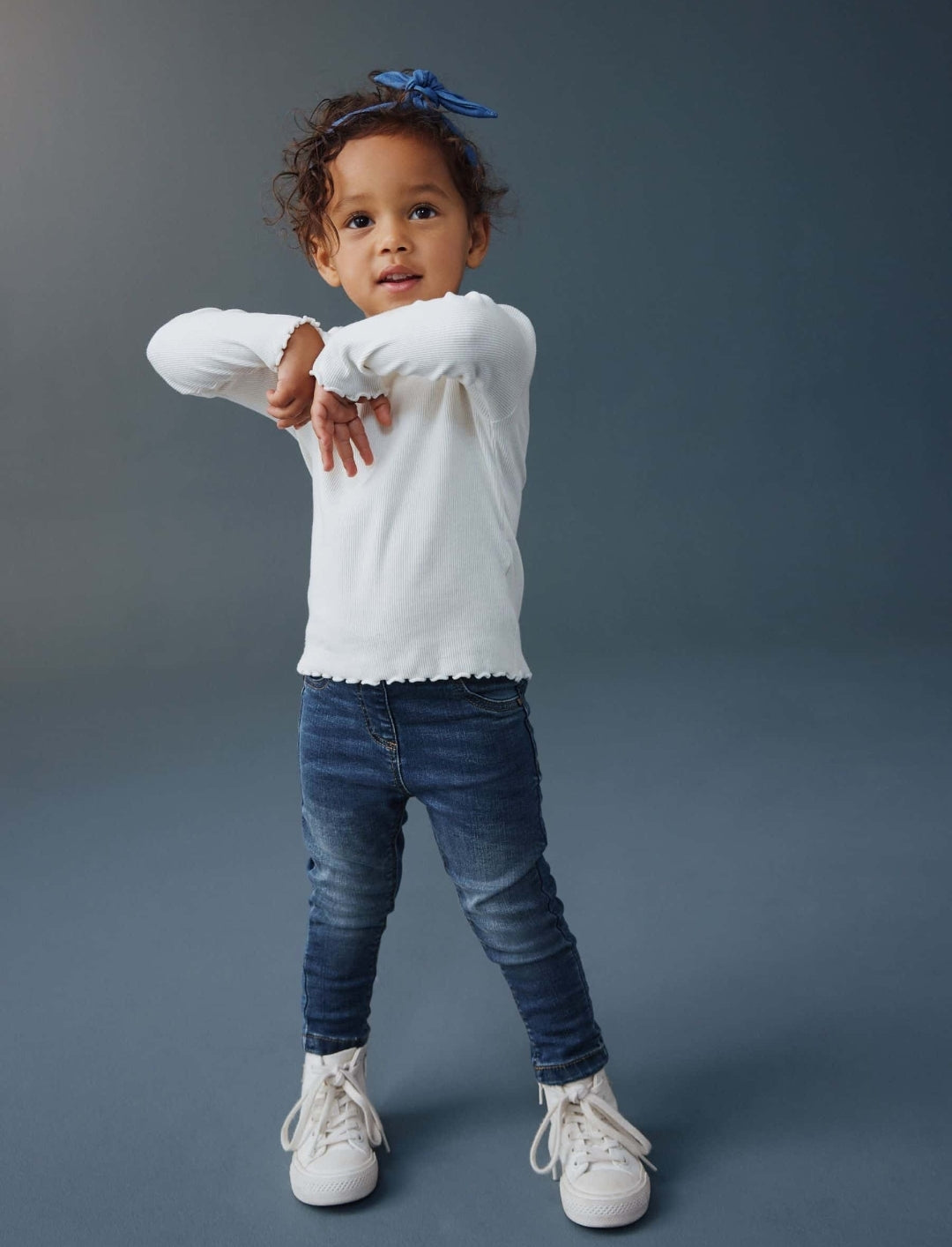 Blue Super Skinny Fit Jeggings