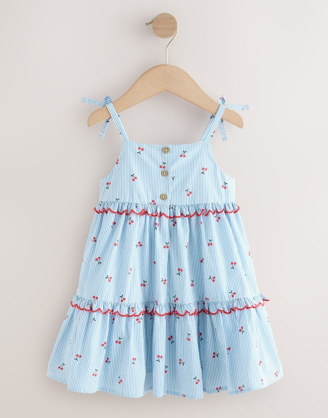 Blue Stripe Strappy Dress