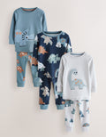 Navy/Grey Dinosaur Snuggle
Pyjamas 3 Pack