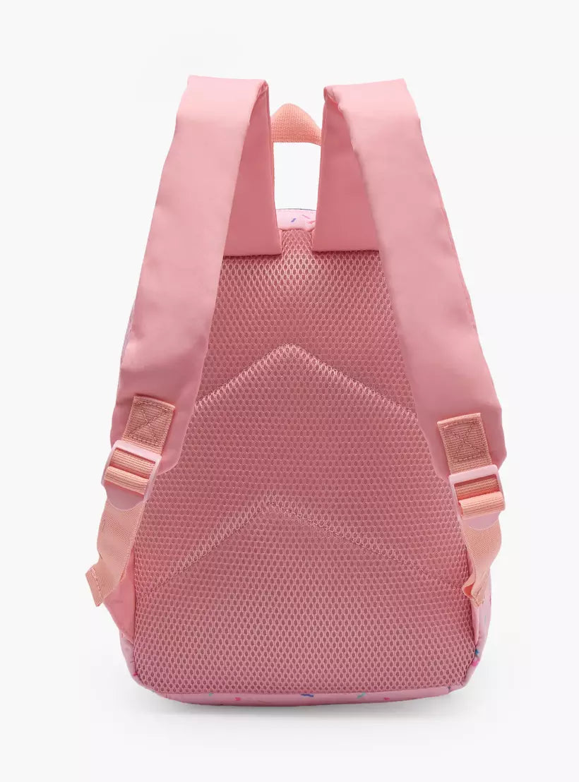 Barbie Applique Accent School Backpack  17 inches