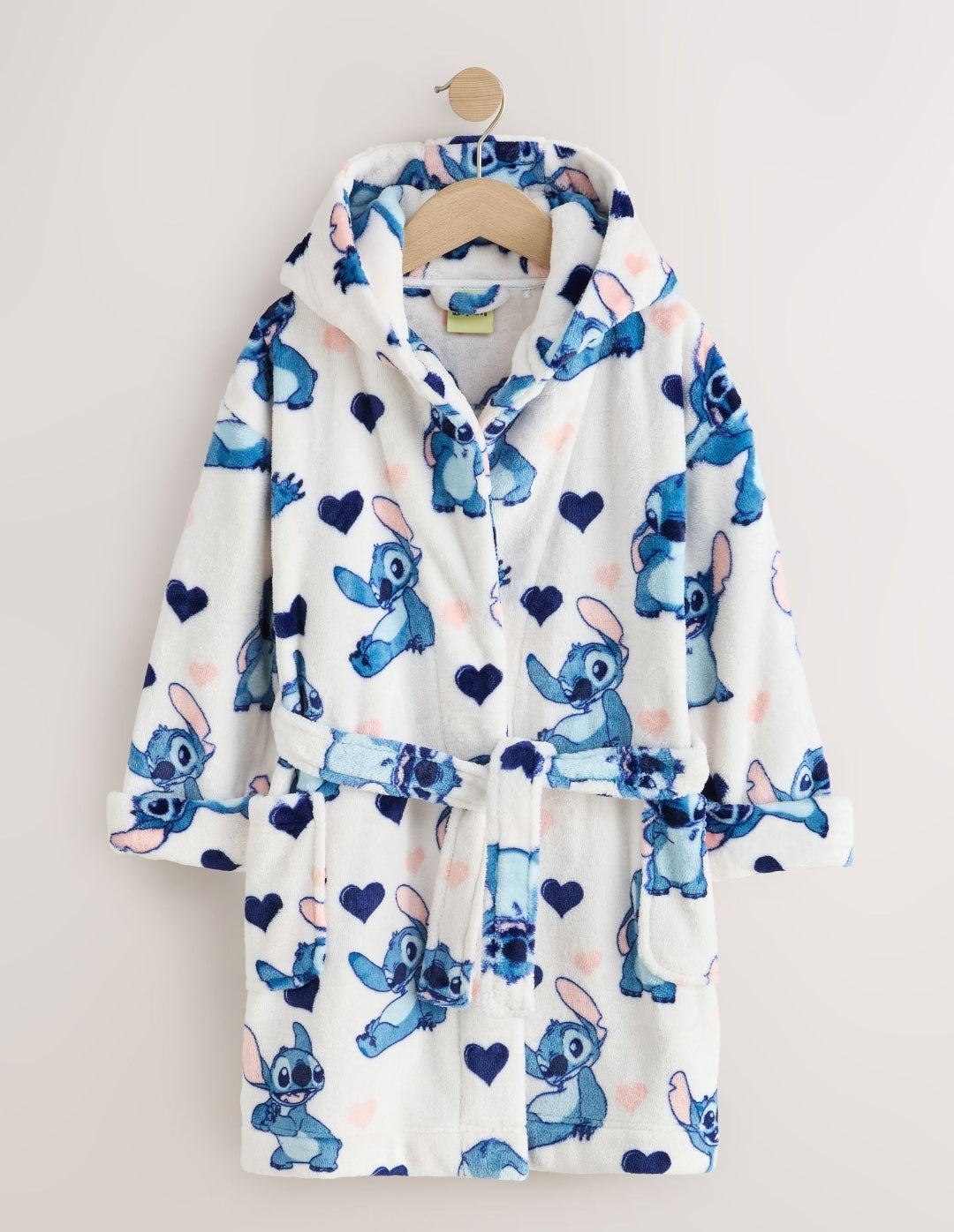 Blue Lilo and Stitch Fleece Dressing Gown