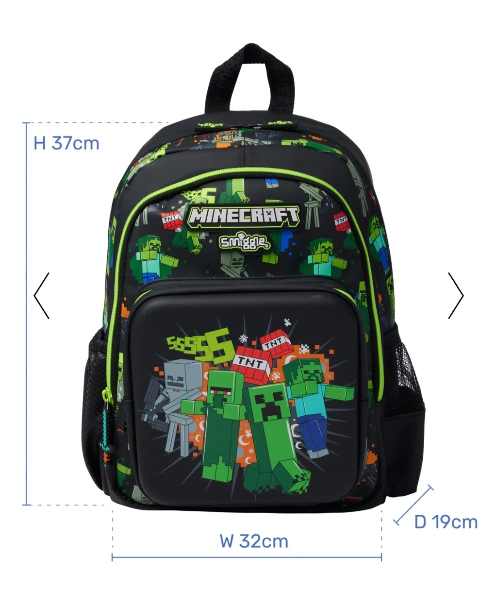 Minecraft Junior Character Backpack
