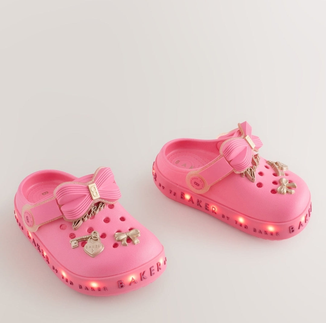 Baker by Ted Baker Girls Bow Clog Sandals