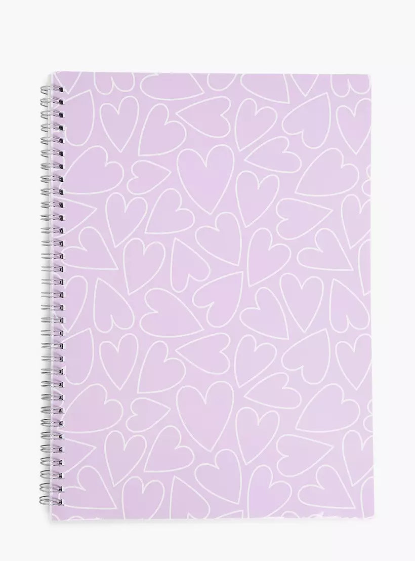 Heart Print 12-Piece School Backpack Set