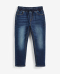 Indigo Blue Regular Fit Stretch Elasticated Waist Jeans