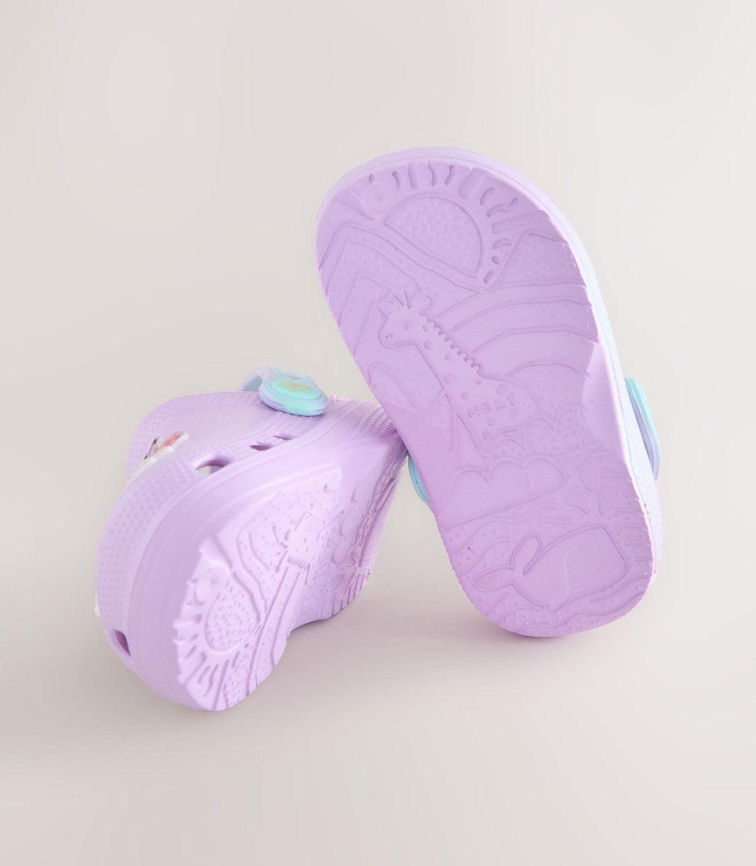 Lilac Purple Animal Character Clogs