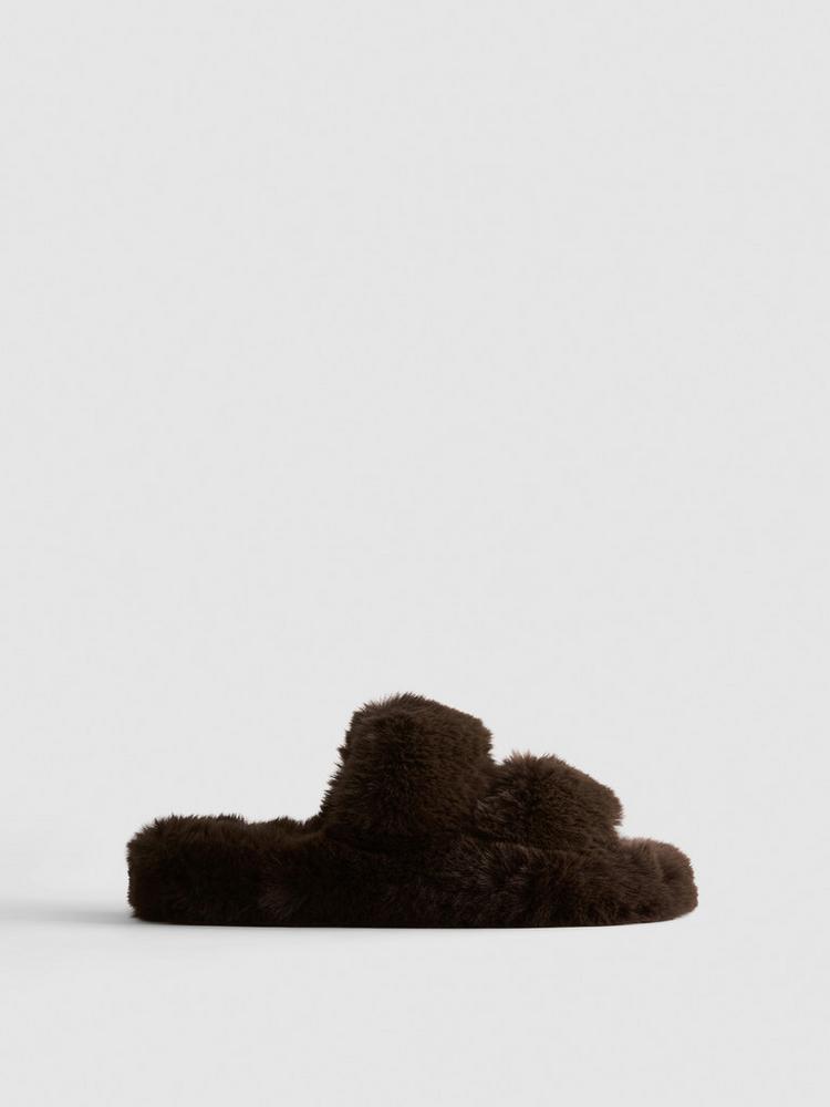 Primark Double Strap Fluffy Slippers