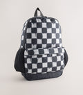 Monochrome Checkerboard Printed Backpack 16 inches