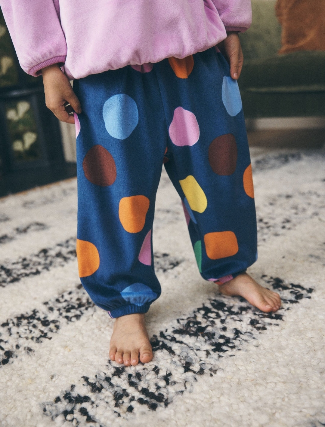 Navy Fleece Cosy Pyjamas